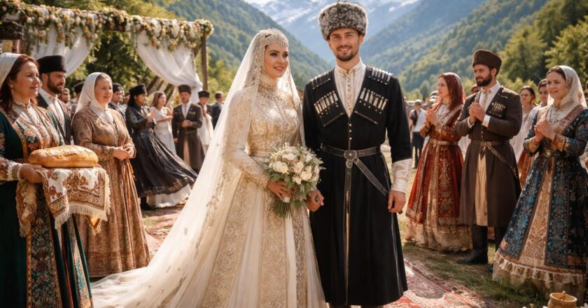 Plongée dans les traditions uniques du mariage tchétchène