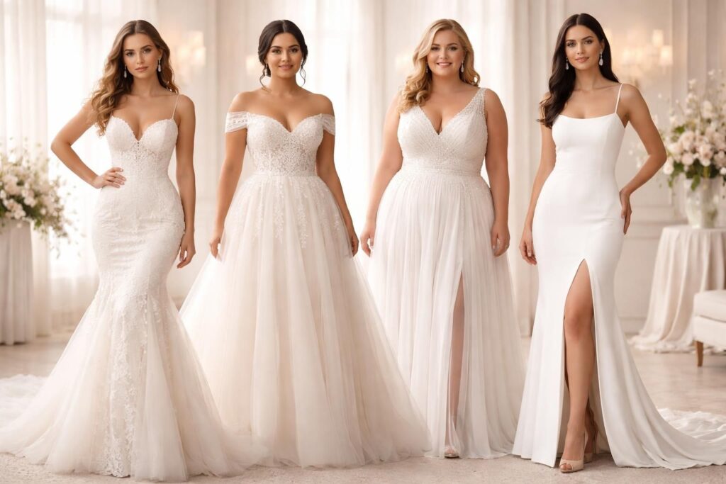 découvrez nos conseils d'experts pour choisir la robe de mariée idéale selon votre morphologie et sublimer votre silhouette le jour j.