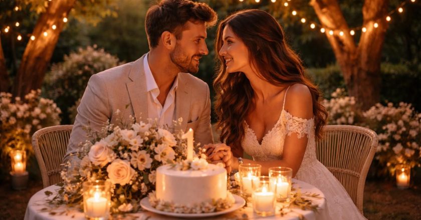 Célébration du premier anniversaire de mariage