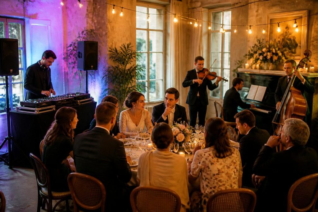 découvrez comment choisir entre un dj et un orchestre pour animer votre mariage intimiste, en fonction de l'ambiance souhaitée et de vos préférences musicales.