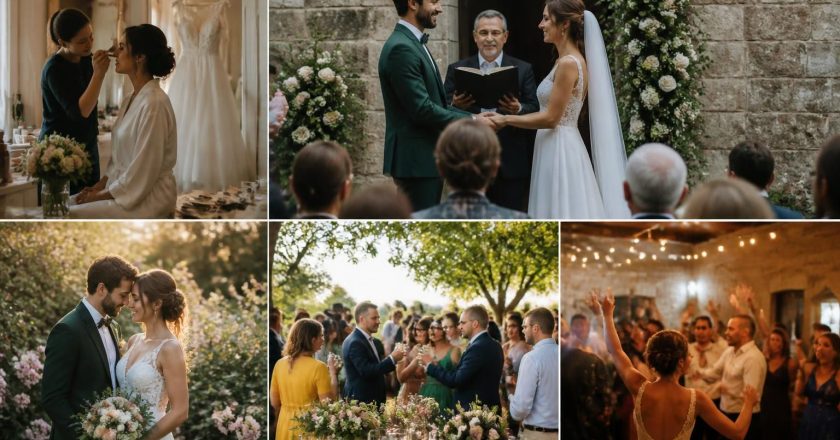 Chronologie détaillée d&rsquo;une journée de mariage
