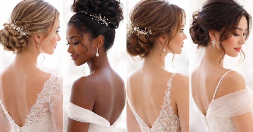 Idées de chignons élégants pour un mariage