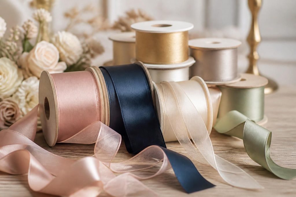 découvrez des inspirations de couleurs de ruban pour sublimer votre mariage et créer une ambiance élégante et harmonieuse.