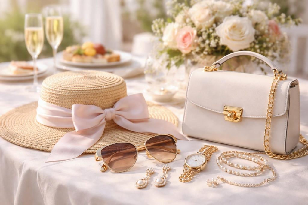 découvrez les accessoires indispensables pour sublimer votre tenue lors d'un brunch de mariage et faire sensation avec élégance et style.