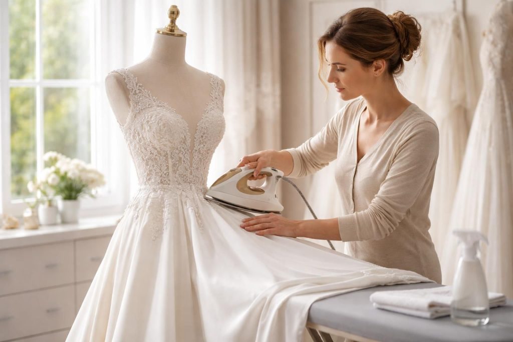 découvrez les méthodes efficaces pour apprendre à repasser une robe de mariée parfaitement, en préservant la délicatesse des tissus et en évitant les faux plis.