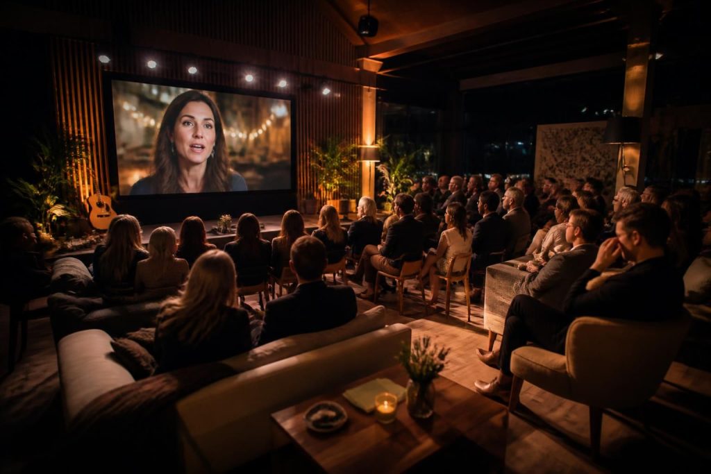 découvrez comment les vidéos surprises des témoins gagnent en émotion et impact lorsqu'elles sont diffusées sur grand écran de projection, pour des moments inoubliables lors de vos événements.