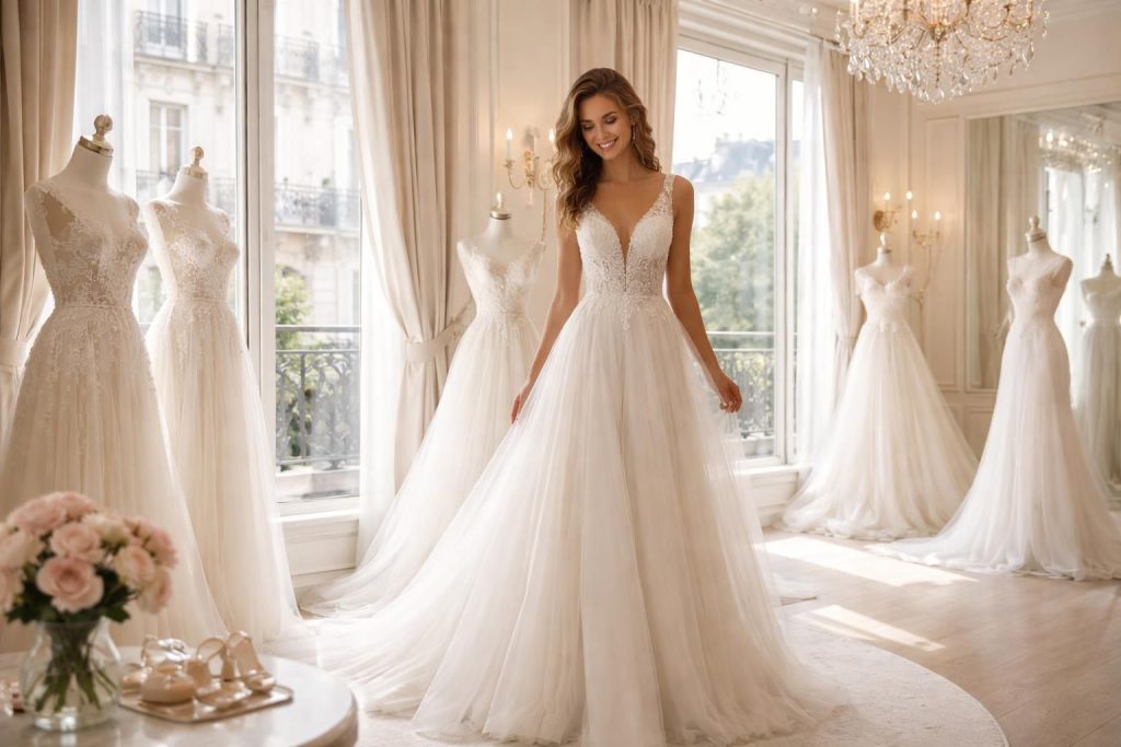 trouvez et louez la robe de mariée idéale en île-de-france pour votre jour spécial. large choix de modèles élégants à prix abordables, adaptés à tous les styles et tailles.