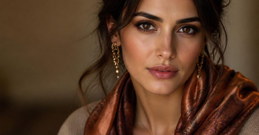 Mettre en valeur des yeux marrons : la magie des accessoires et des vêtements