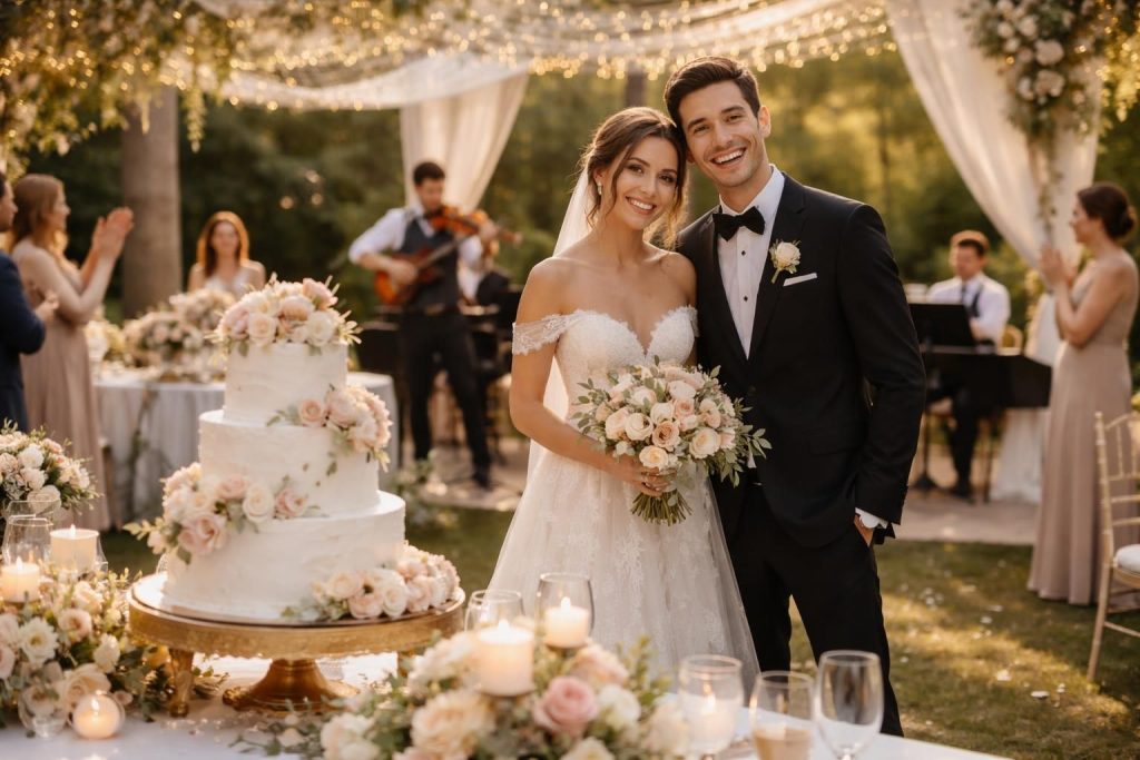 découvrez la musique parfaite pour accompagner votre mariage et le moment du gâteau, créant une ambiance inoubliable et pleine d'émotion.