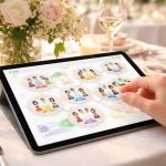 Plan de table du mariage : déplacer 20 invités sur tablette tactile en 2 minutes