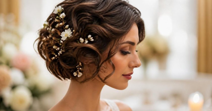 Sublimez votre carré pour un mariage : idées coiffures uniques