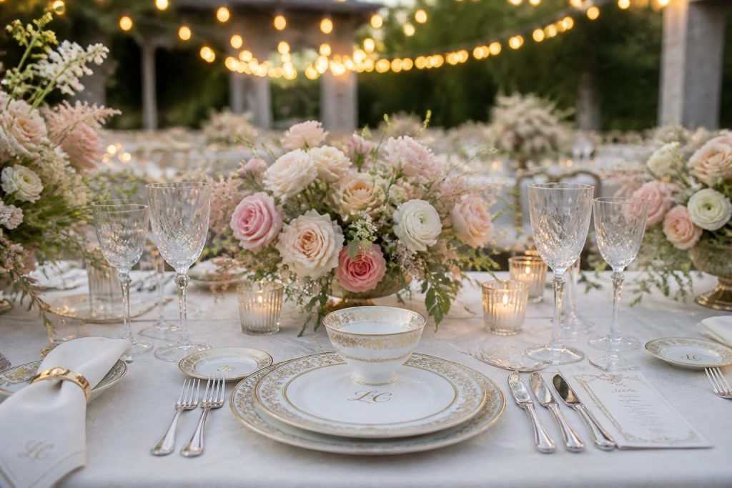 découvrez notre sélection de vaisselle personnalisée pour un mariage unique et élégant. sublimez votre table d’hôte avec des designs sur mesure qui reflètent votre style et créent une ambiance mémorable.