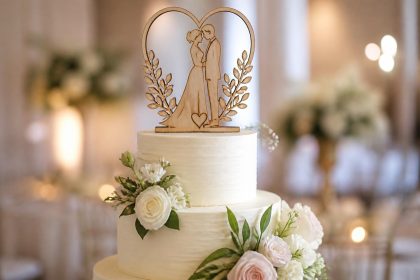découvrez notre cake topper personnalisé abordable, parfait pour ajouter une touche unique et élégante à votre gâteau de mariage.