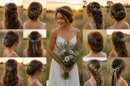 découvrez 10 coiffures champêtres idéales pour une mariée enchanteresse, alliant charme bucolique et élégance naturelle pour votre jour spécial.