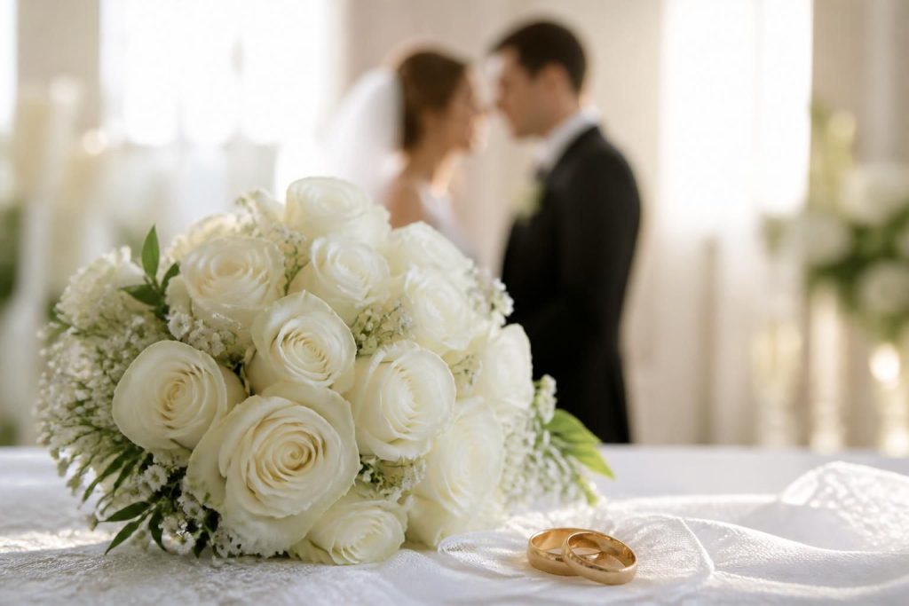 découvrez les rituels et la symbolique de la rose blanche, une fleur emblématique pour un mariage, synonyme de pureté, d'amour et d'engagement.