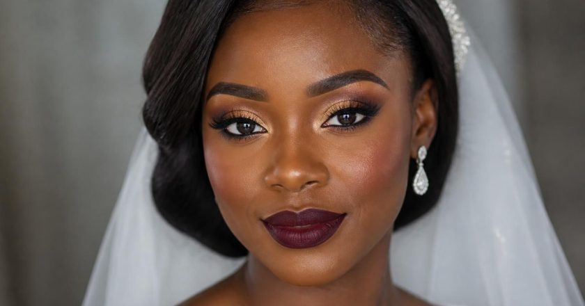 Secrets de maquillage tendance pour le mariage sur peau noire